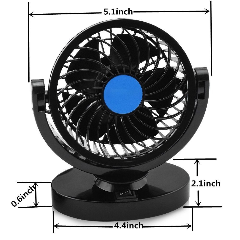 12v Condenser Single and Double Car Cooling Fan Factory Price Low Noise 4inch Vehicle Cooling Fan