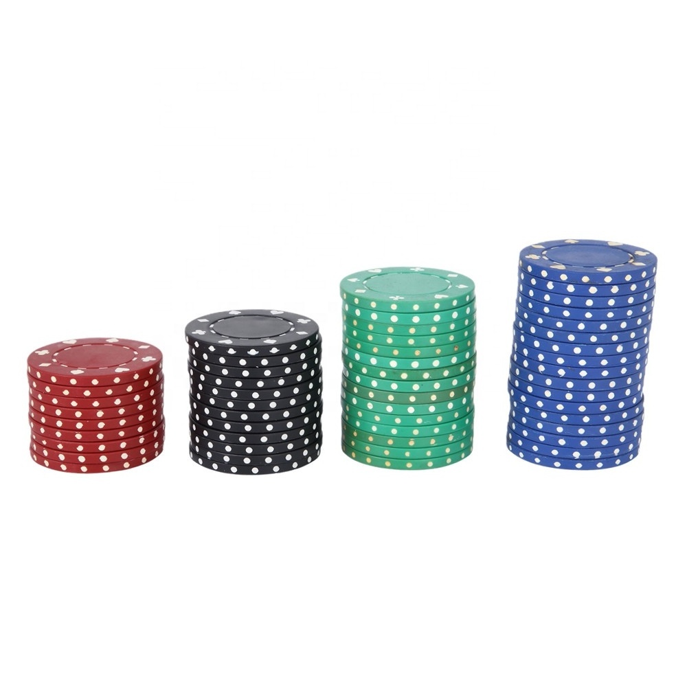 Hot selling board game accessories casino entertainment plastic premium clay with box poker chips