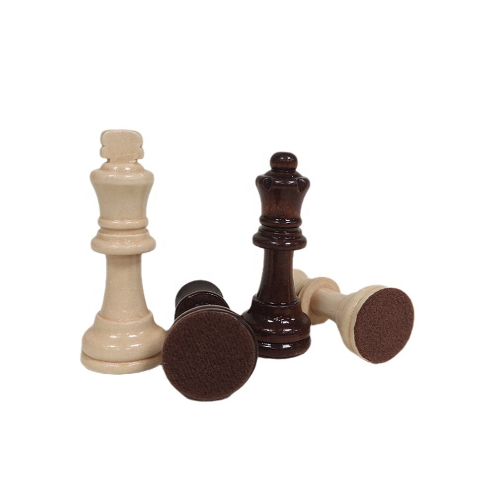 Wholesale Wooden Toy Decorative Accessories Chess Game High Quality Wooden Pieces