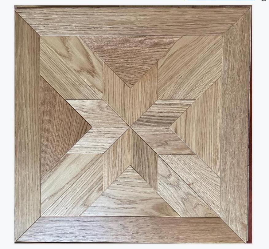 parquet wooden flooring Versailles  style Multi-layer solid engineered  Floor 600*600*14/3.0