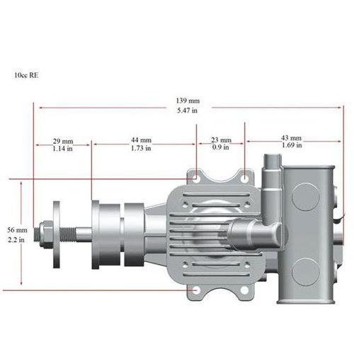 RCGF STINGER 10CC RE 2 stroke engines gasoline engines rc airplane two cycle Stinger Engine For Rc Drones/Agriculture UAV Drone