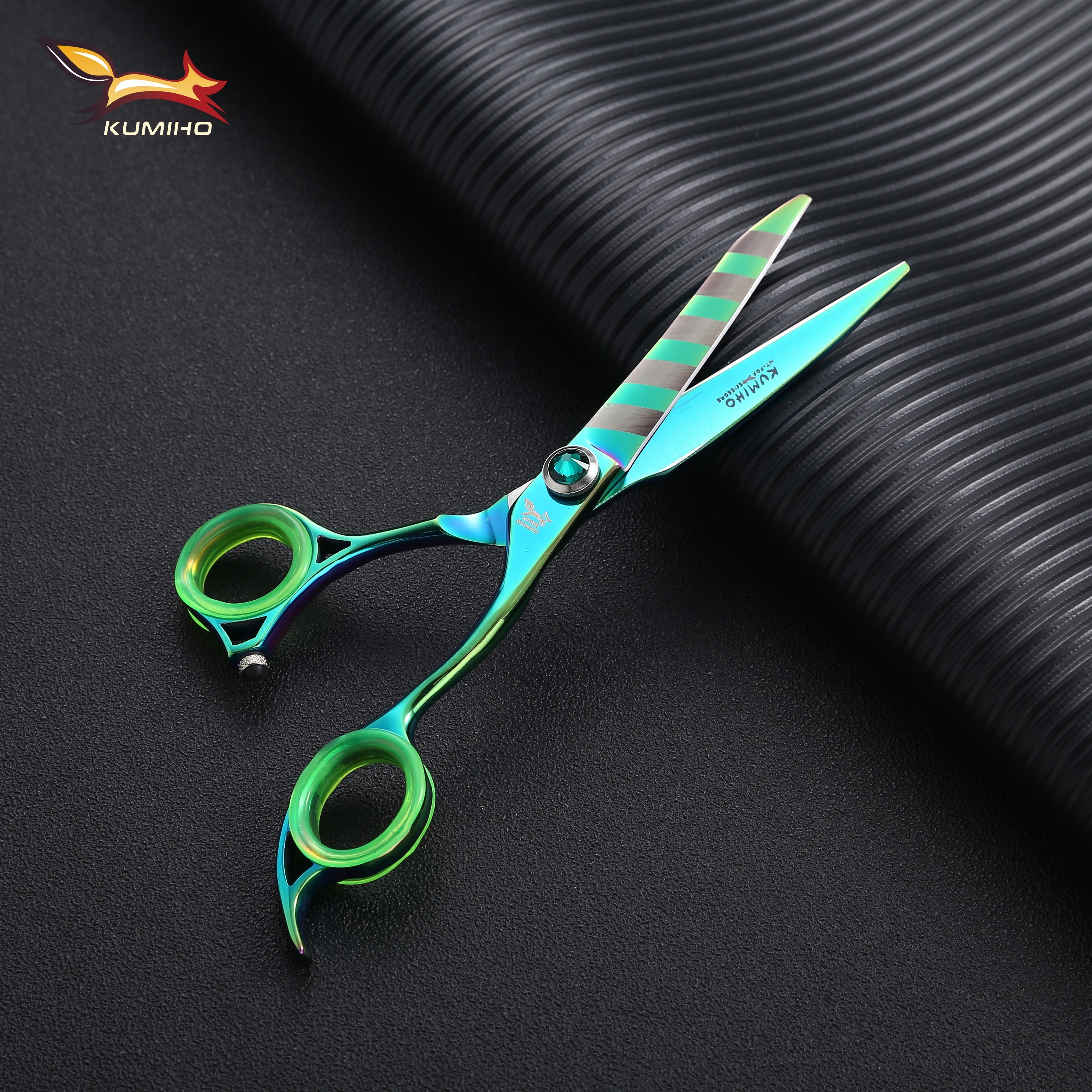 2019 KUMIHO NCL-60 hairdressing scissors 6inch high grade hair shear chinese 440c stainless with diamond screw