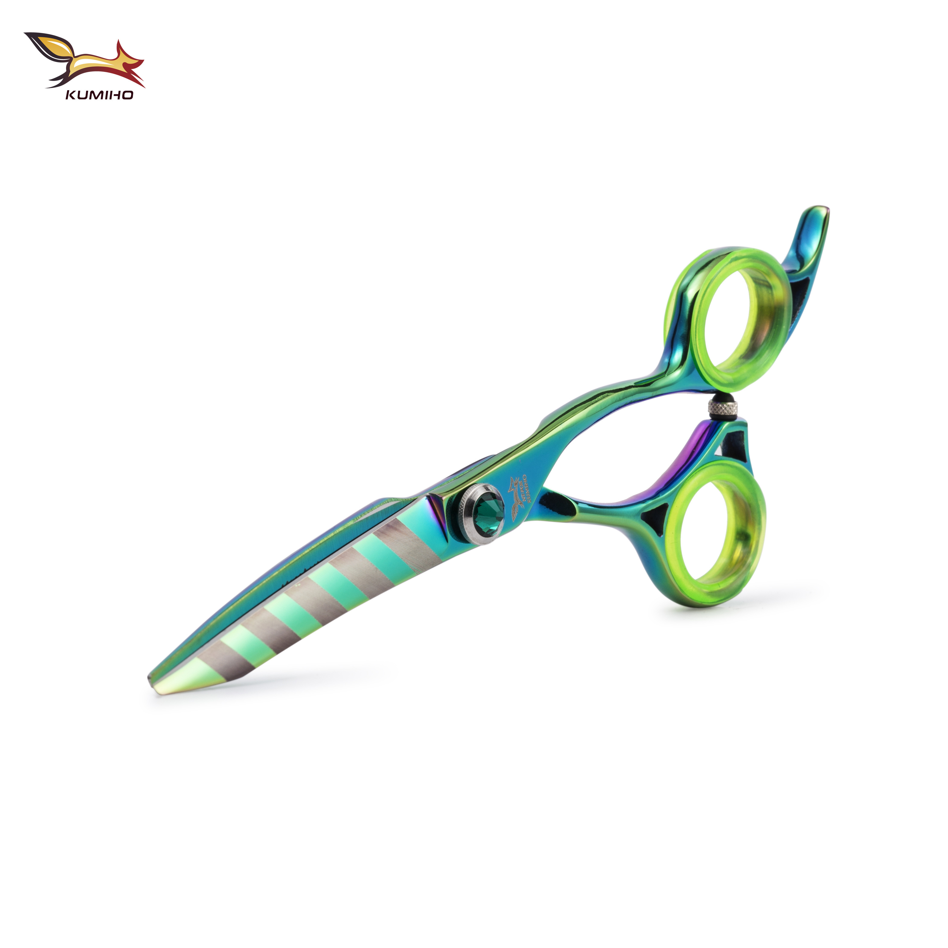 2019 KUMIHO NCL-60 hairdressing scissors 6inch high grade hair shear chinese 440c stainless with diamond screw