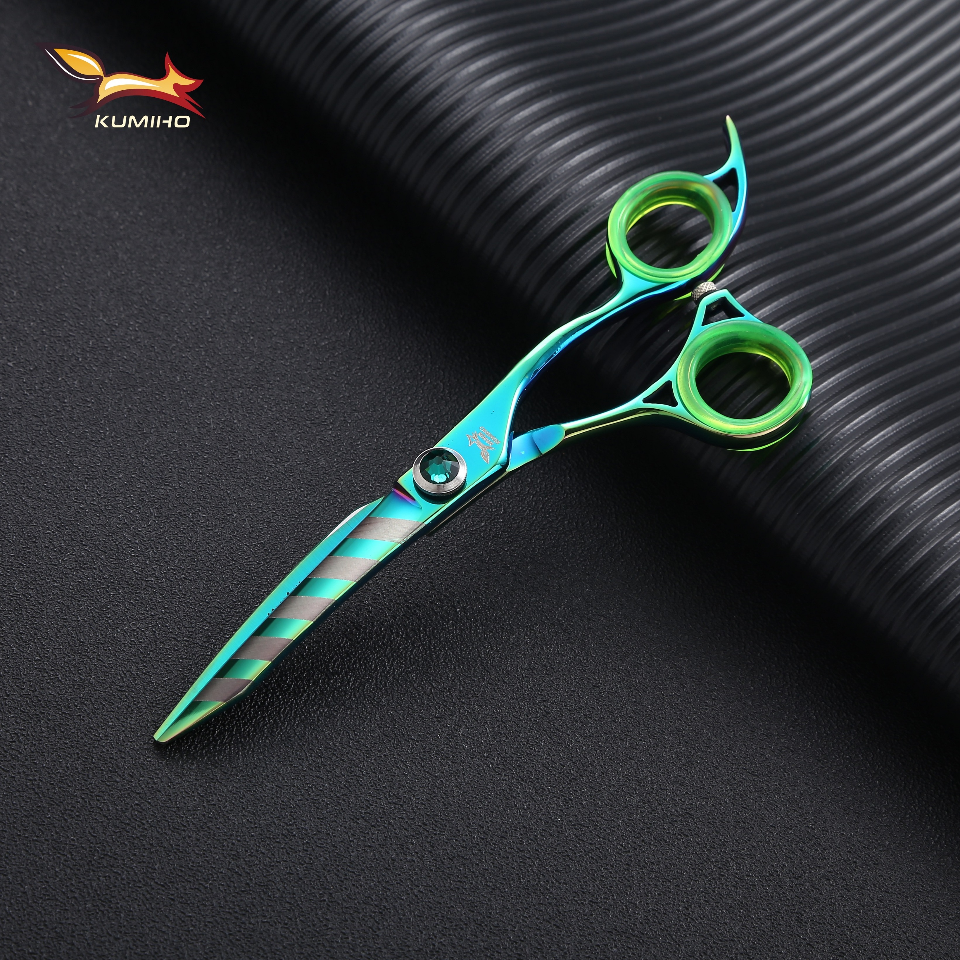 2019 KUMIHO NCL-60 hairdressing scissors 6inch high grade hair shear chinese 440c stainless with diamond screw