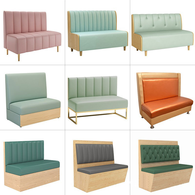 Modern Restaurant Furniture Bar Booth Sofa Chairs Seating Cafe Hamburger Shop Sofa Set Restaurant Sofa Chair Booth For Sale