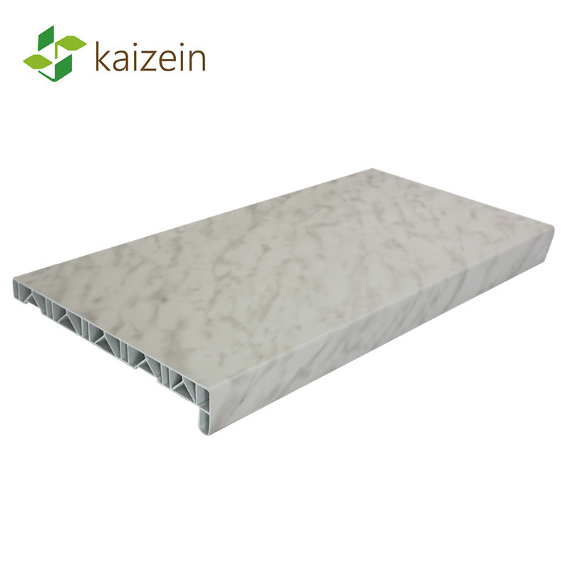 Classic marble  laminated PVC windowsill covers strip