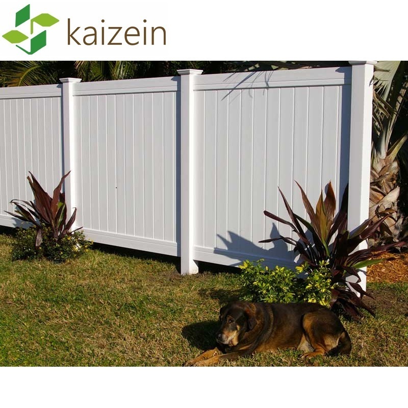 American style high quality privacy pvc plastic vinyl FENCE