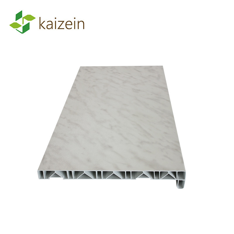 Classic marble  laminated PVC windowsill covers strip