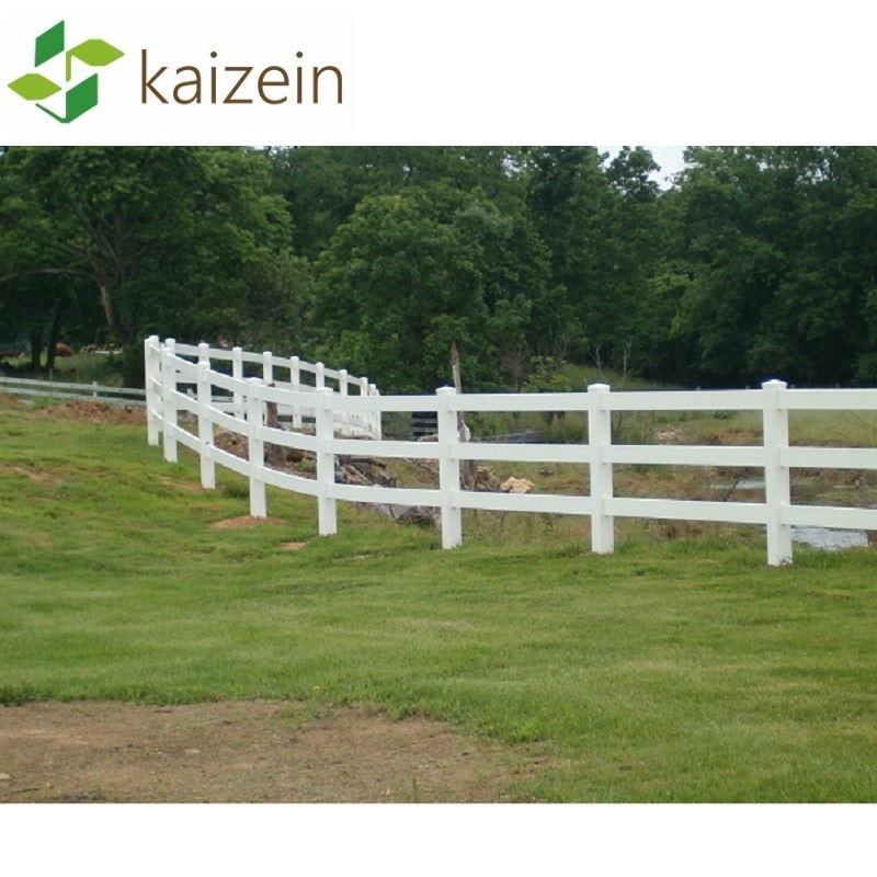 European style PVC Security Horse Fence