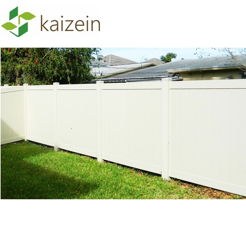 American style high quality privacy pvc plastic vinyl FENCE