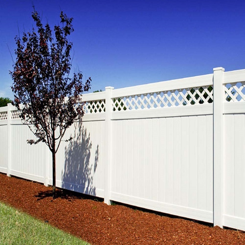 American style high quality privacy pvc plastic vinyl FENCE