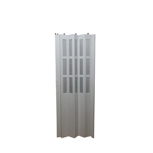 Professional supplier bathroom folding door sliding plastic pvc doors