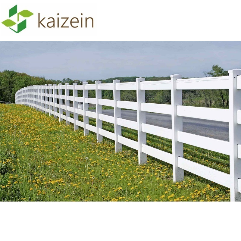 European style PVC Security Horse Fence