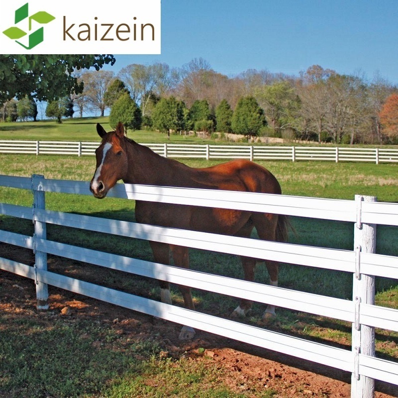 European style PVC Security Horse Fence