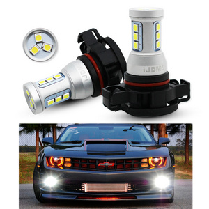 6000K White Red Amber Car High Power H16 5202 LED Replacement Bulbs For Chevrolet Colorado Silverado 1500 GMC Canyon Fog Lights