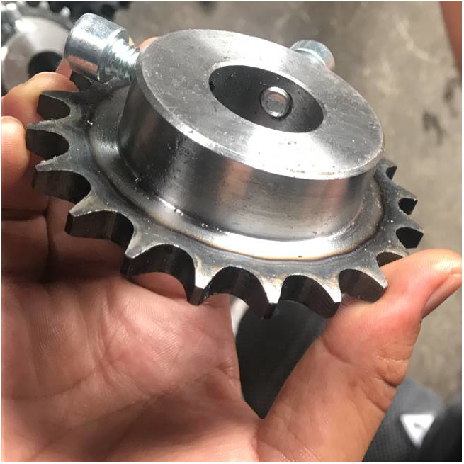 Chain Sprockets Knob Automatic Rack 24 Tooth Auto Shift Lock Hydraulic Roller Chain Worm Gear For Red Lion Big Cat Cement Mixer