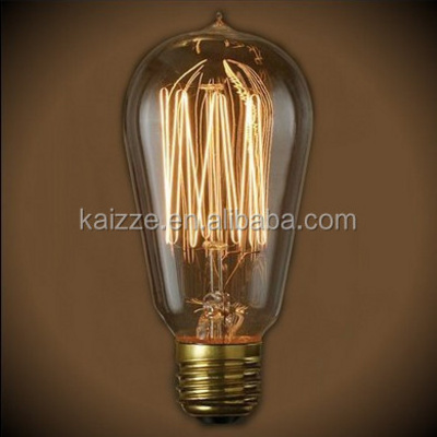 ST64 Edison Bulb Vintage Light Filament Glass Bulb