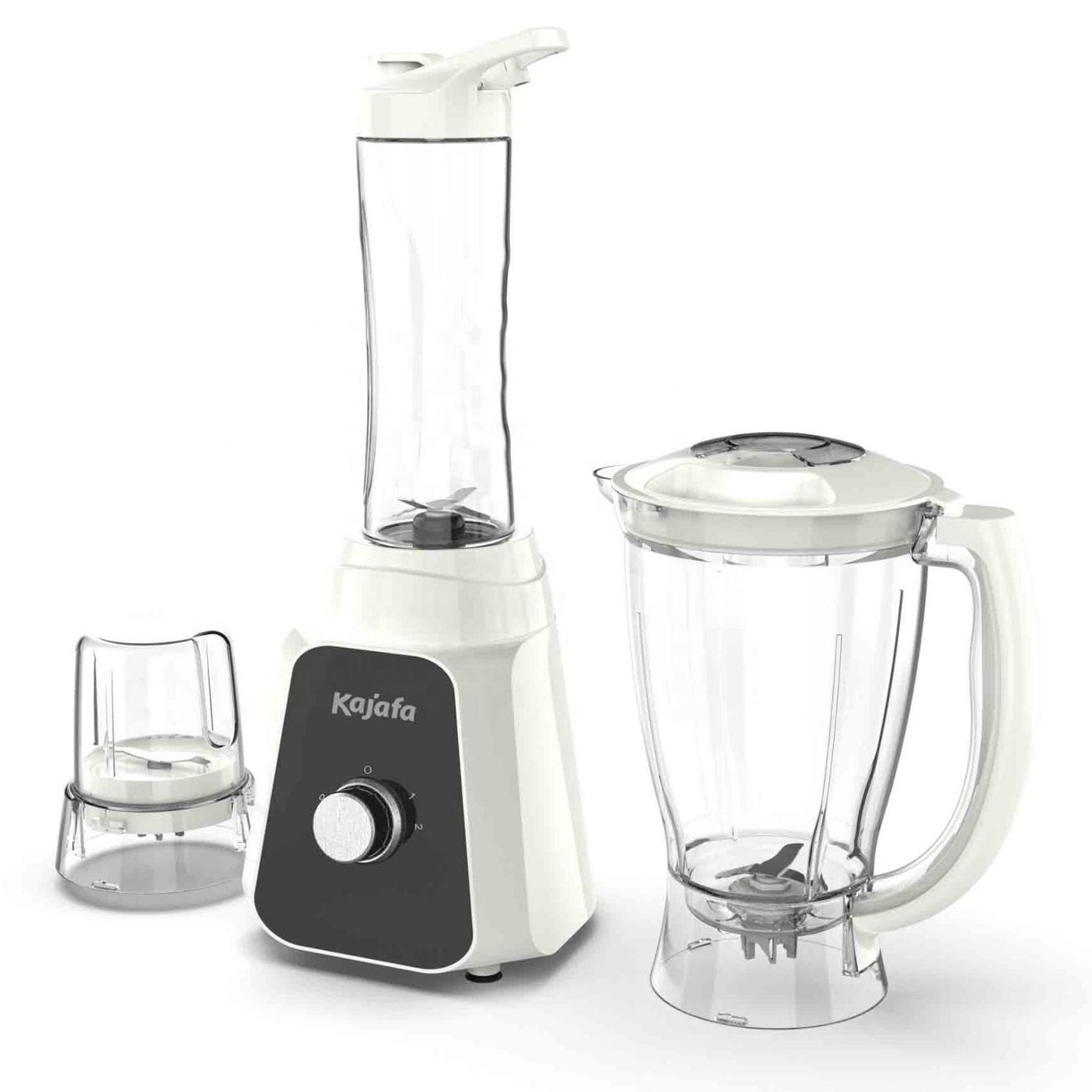 2022 kajafa Home appliances 500W bpa-free 1500ml electric juicer smoothie blender machine ice crusher table blender set