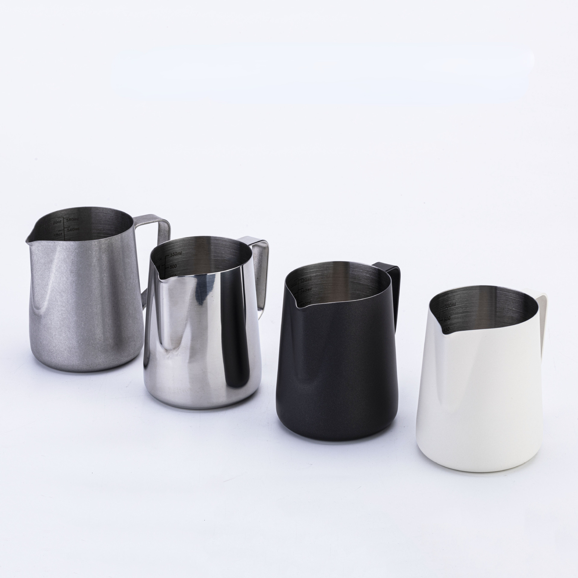 High quality 304 stainless steel 600ml Art Barista Steam Coffee Cappuccino Latte cup Milk Frothing Pitcher