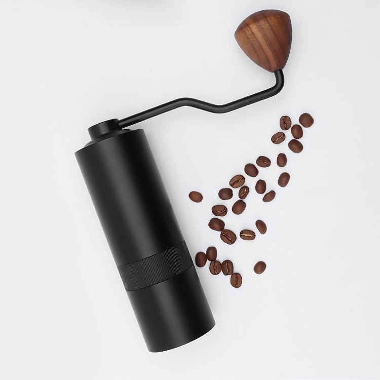 New style Al-Alloy Body 420 Stainless Steel Burr Homeuse Espresso Mini Small Hand Mill Portable Manual Coffee Grinder