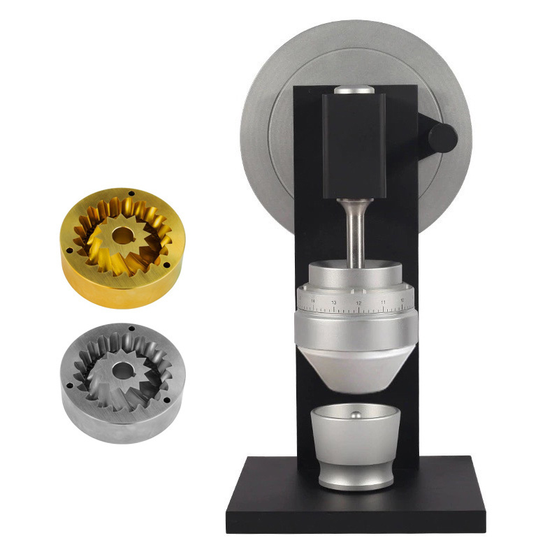 83Mm Conical Burr Hands Coffee Grinder Machine Aluminium Alloy Body Grinder Italian Standard Manual Espresso Grinders