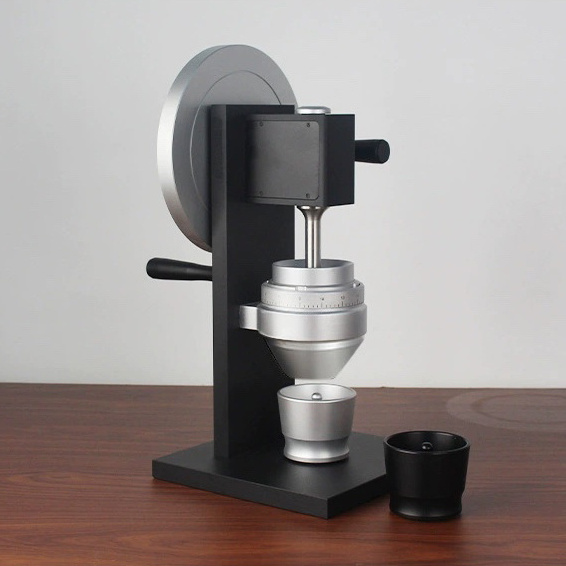 83Mm Conical Burr Hands Coffee Grinder Machine Aluminium Alloy Body Grinder Italian Standard Manual Espresso Grinders