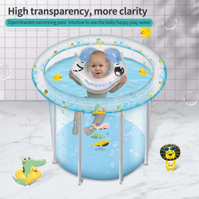 Swimbobo Kingpou New Style Hot Sell Swimming Pvc Ring Infant Pools Toddler Portable Baby Bathtub Inflatable Swim Pool For Kids