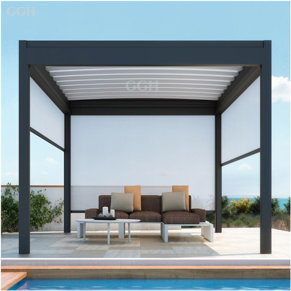 KAKADU Pergolas Gazebos De Exterior With Adjustable Roof Louvers Arches Arbours  Pergolas Pergola Aluminum