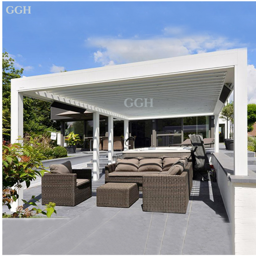 KAKADU Pergolas Gazebos De Exterior With Adjustable Roof Louvers Arches Arbours  Pergolas Pergola Aluminum