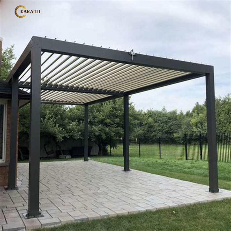 KAKADU Outdoor Deck Garden Patio Gazebo Louvered Pergola Aluminum Tents Camping Outdoor Waterproof