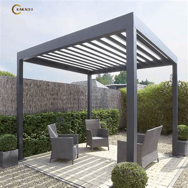 KAKADU Outdoor Deck Garden Patio Gazebo Louvered Pergola Aluminum Tents Camping Outdoor Waterproof