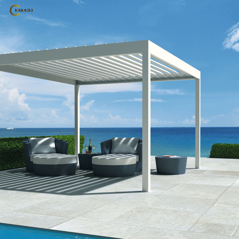 KAKADU Pergola Patio Aluminum with Louver Roof Beautiful Exterior Pergolas and Gazebos for Outdoor Use