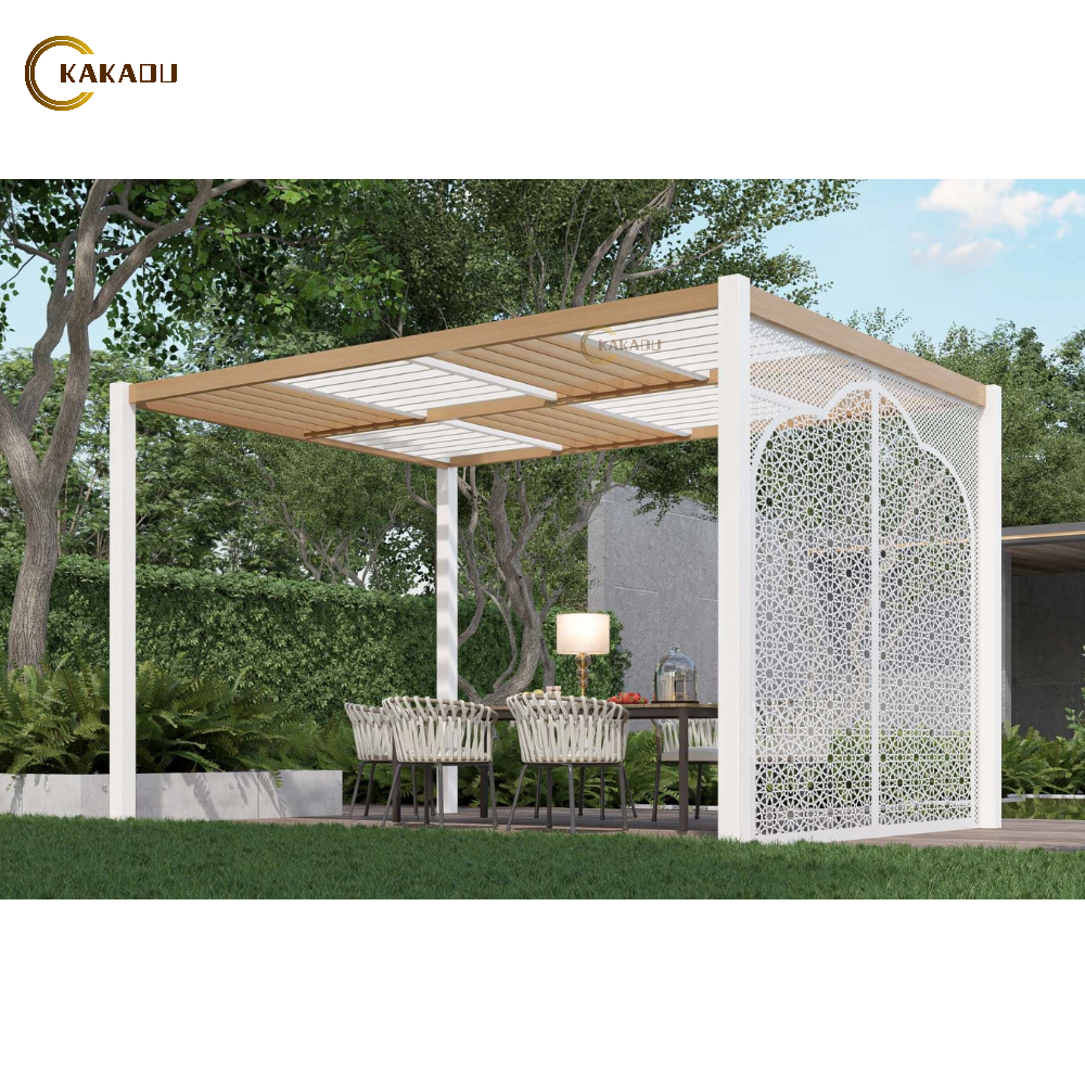 KAKADU Pergolas and Gazebos Sustainable Outdoor Frame Pergola Waterproof Garden Kitchen Pergola