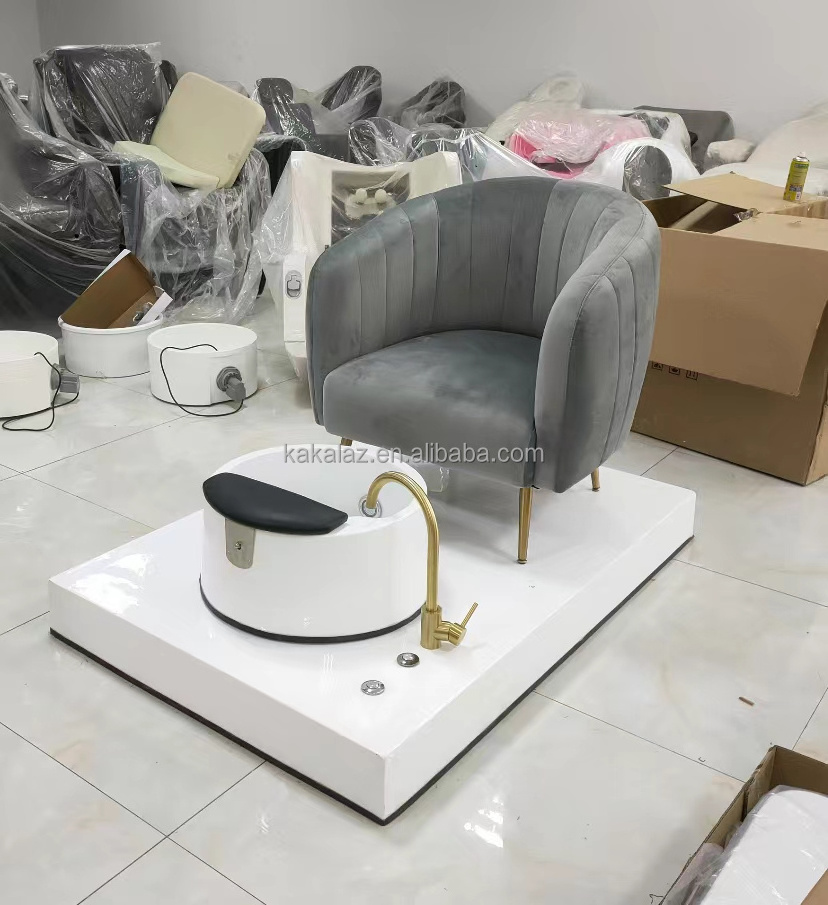 stylish pedicure chair with tub spa chair salon chair pedicure bowl with jet