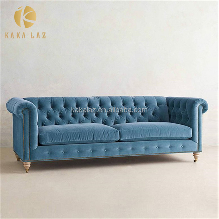 custom salon furniture Fabric PU Couch Living Room Sofa  waiting sofa for beauty salon