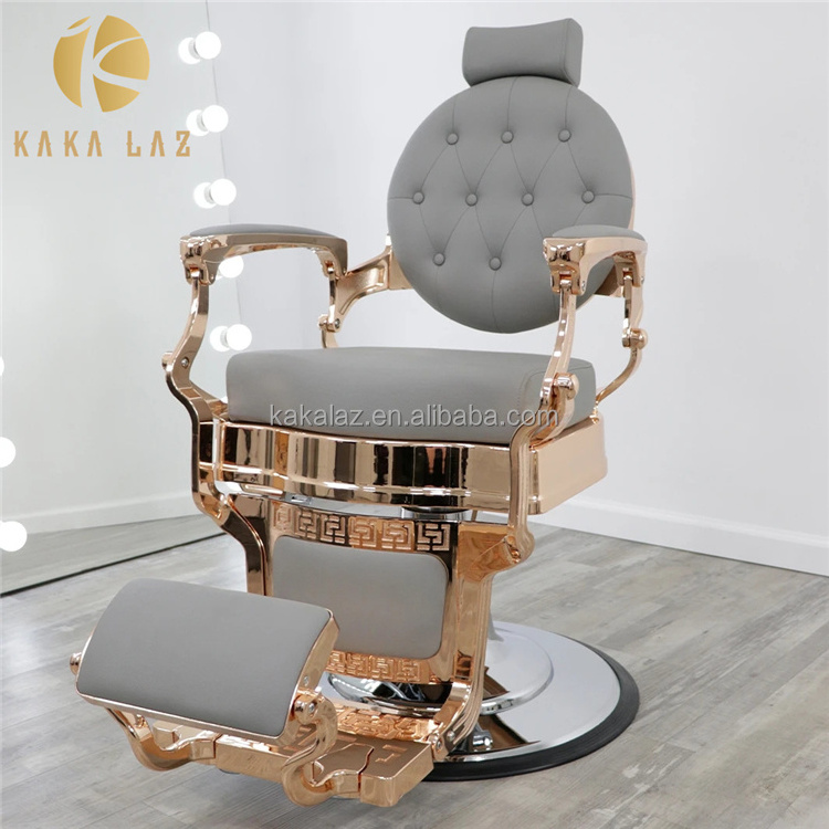 salon furniture white gold barbing salon equipment barber chair barber chair modern