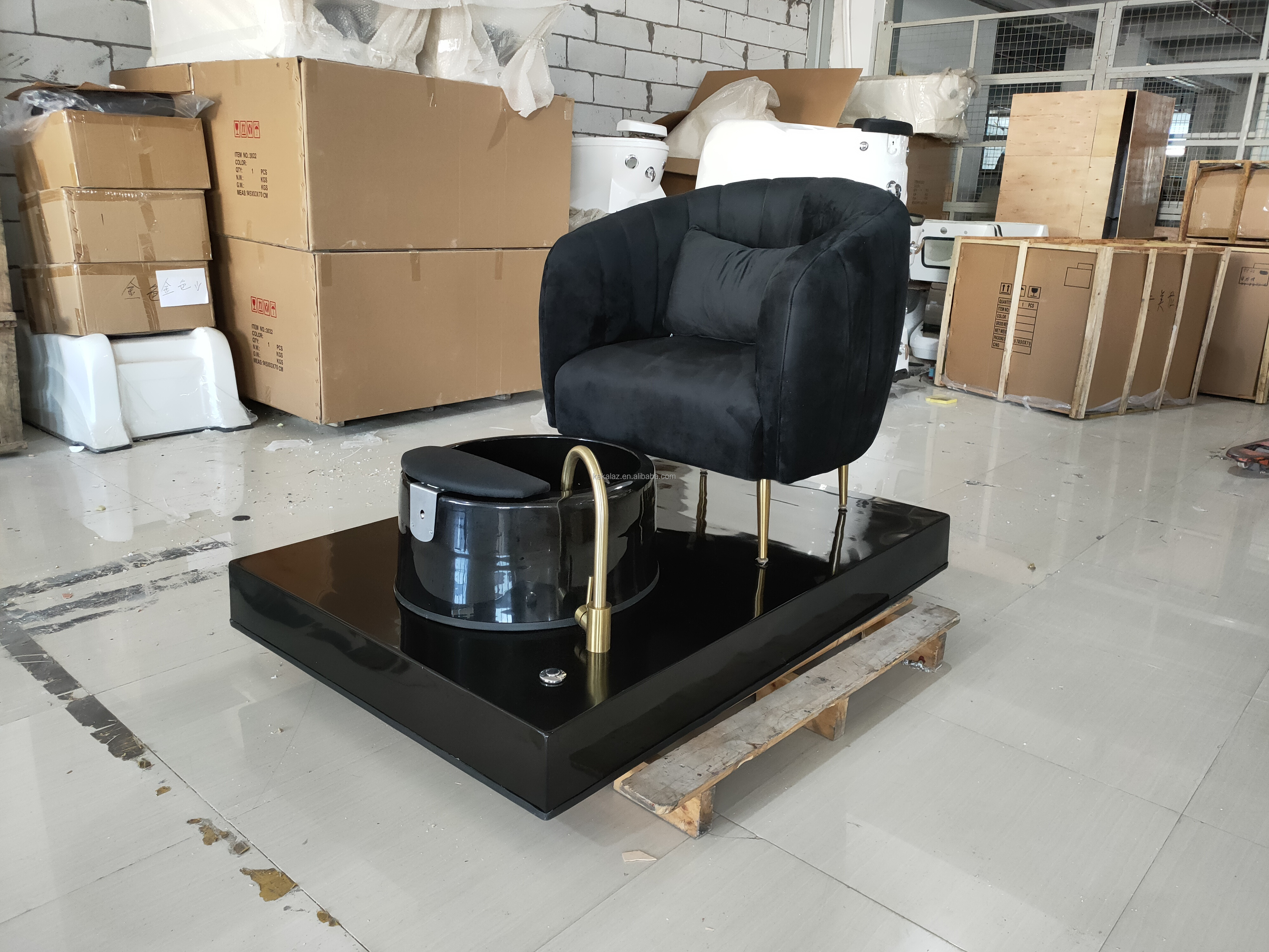 stylish pedicure chair with tub spa chair salon chair pedicure bowl with jet