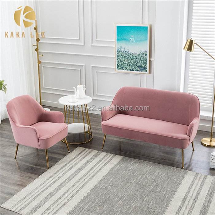 Salon Furniture Luxury Beauty Salon Waiting Area Chair Barber Shop Reception Sofa