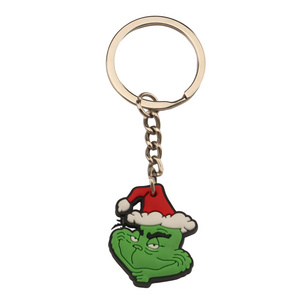 New Arrival Christmas Croc Charms For Kids Christmas Holiday Gift Croc Shoe Charms Wholesale Christmas Keychain