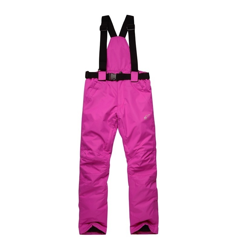 Ski Bibs Waterproof Insulated Snowboard Pants, Windproof Snow Pants with Detachable Suspenders