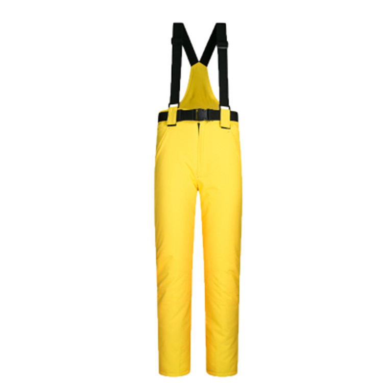 Ski Bibs Waterproof Insulated Snowboard Pants, Windproof Snow Pants with Detachable Suspenders