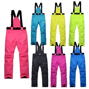 Ski Bibs Waterproof Insulated Snowboard Pants, Windproof Snow Pants with Detachable Suspenders