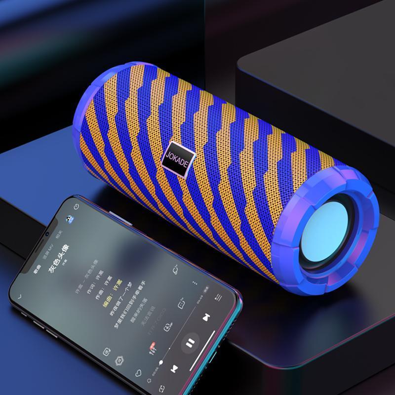 JOKADE  Mini cute dazzling wireless speakers  pc gaming  tws speaker wiz connected retro speakers for Karaoke