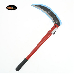 KAKU Hot Selling Outdoor Hand Portable Folding Lawn Mower Household Weeding Sickle For Harvest Crops