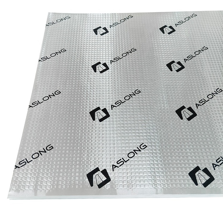 Aslong Sound Deadening mat Butyl Rubber Aluminum Foil Soundproof Damping sheet for Car Noise Insulation