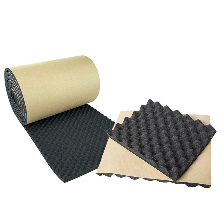 8mm acoustic panels black rubber foam sound insulation