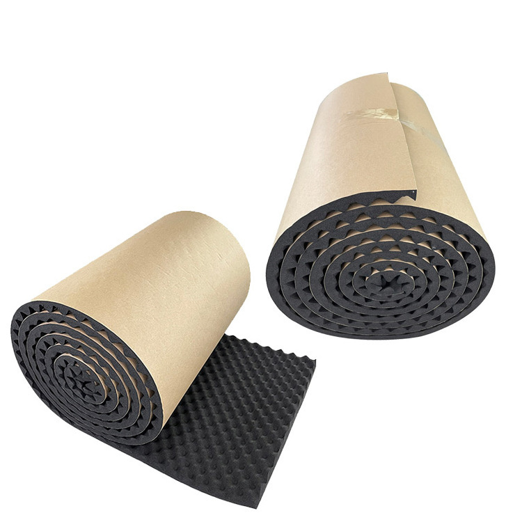 8mm acoustic panels black rubber foam sound insulation