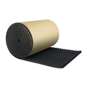 50mm sound absorber black noise insulation foam wavy shape