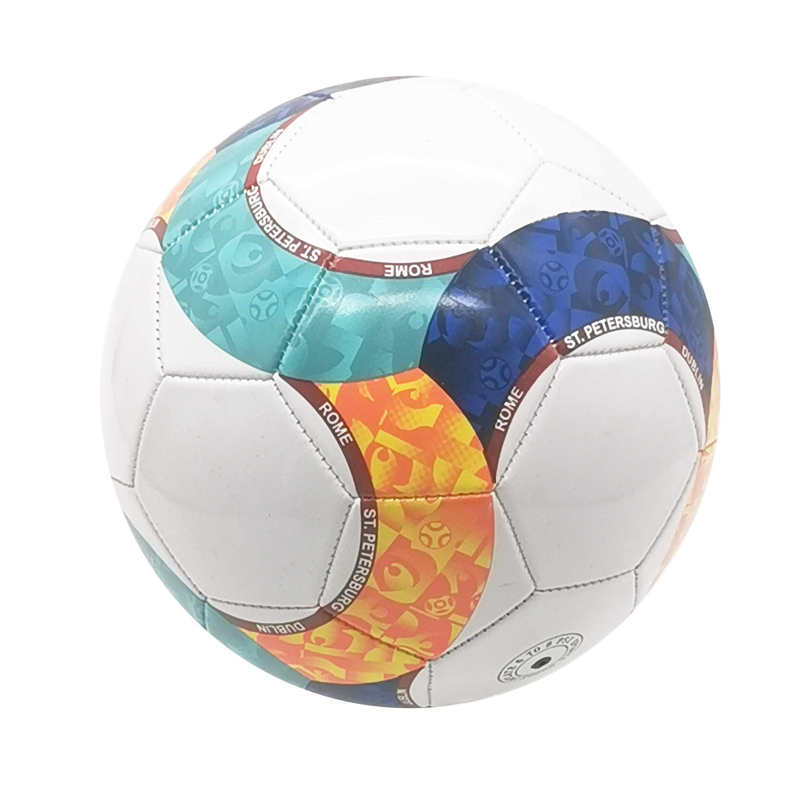 Customize Logo Football For Sports size 5 soccer ball pvc leather ball for official match