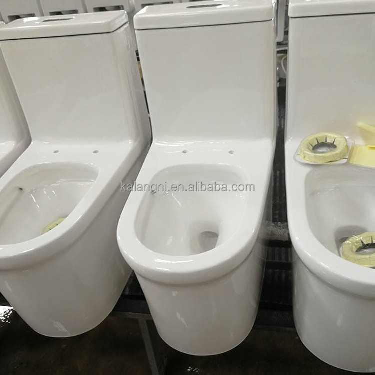 Kalangni Bathroom Sanitary Ware 300mm Strap Siphonic Flush One Piece Toilet